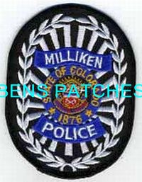 COLORADO,MILLIKEN POLICE BADGE PATCH 1_wm